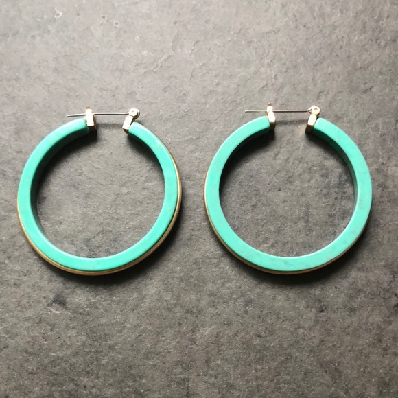 Area hoop earrings - Picture 4 of 5